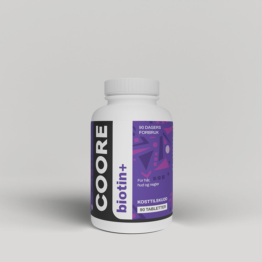 COORE Biotin+ (90 doser!)