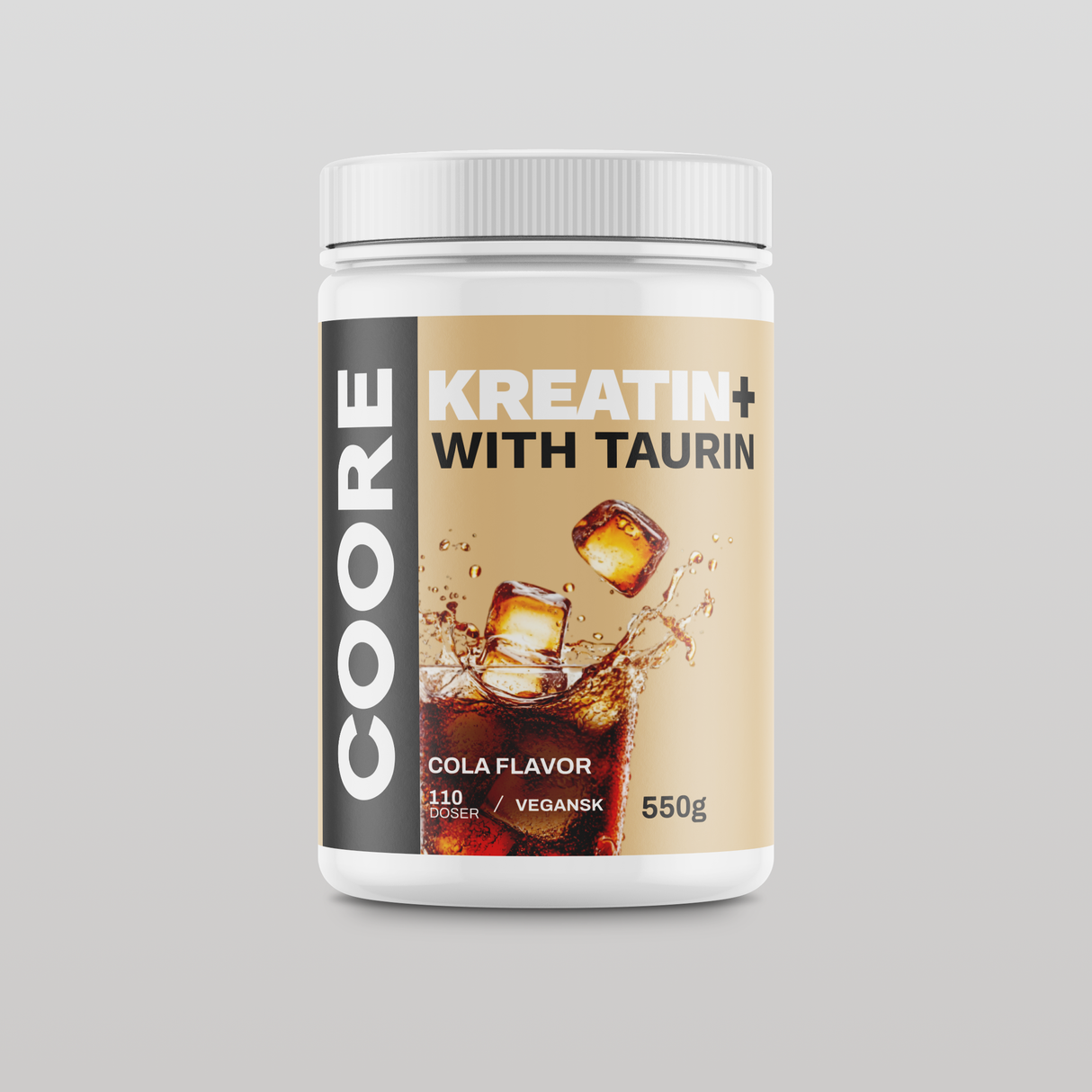 COORE Creatin Monohydrate + Taurine - Flavoured 550g