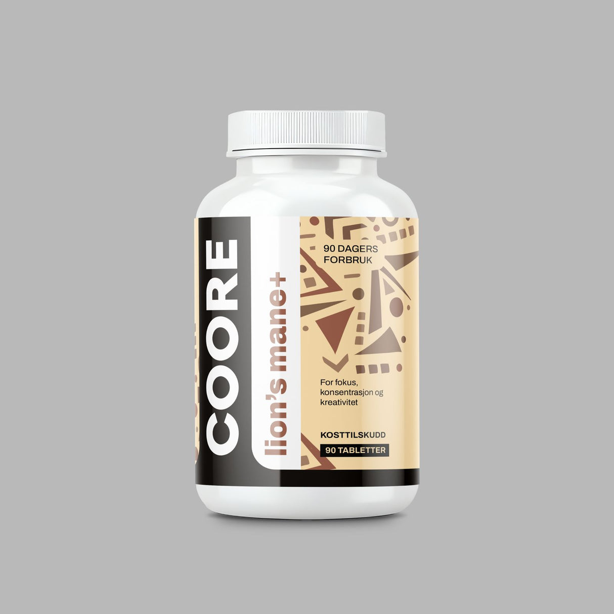 COORE Lion’s Mane+ (90 Doser!500 mg)
