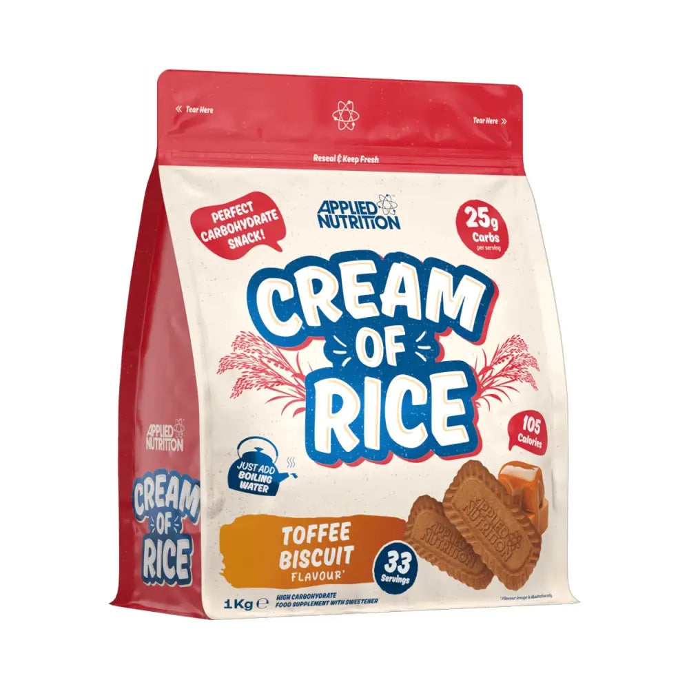 Applied Nutrition Cream Of Rice (1000g) Toffee Biscuit