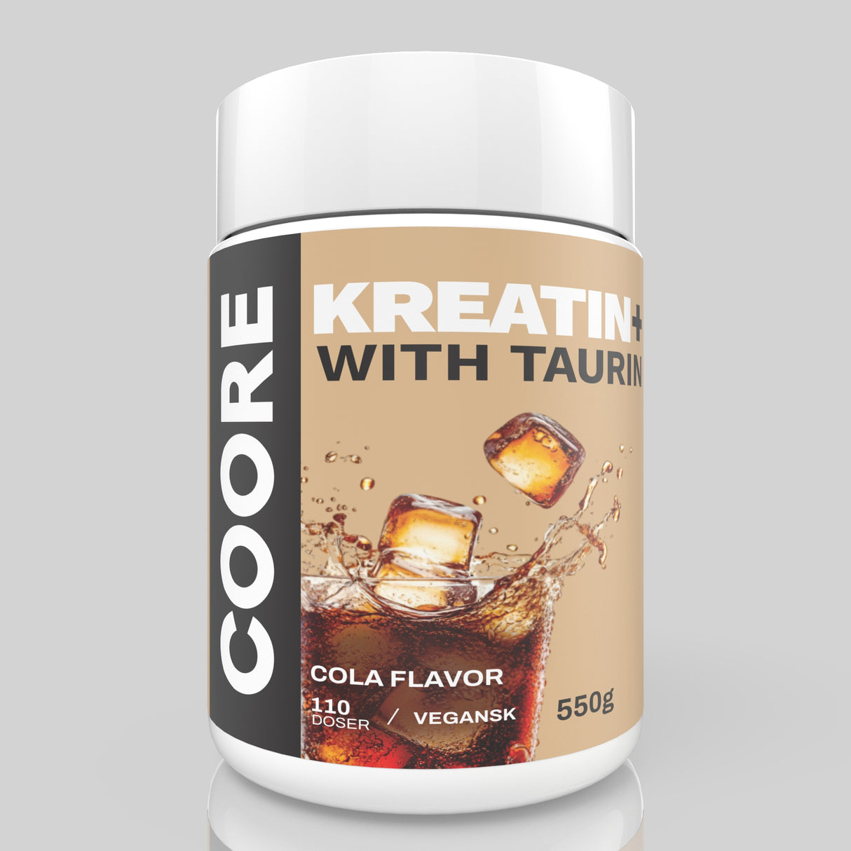 COORE Creatin Monohydrate + Taurine - Flavoured 550g