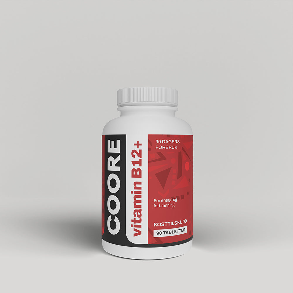 COORE Vitamin B12+ (90 doser!)