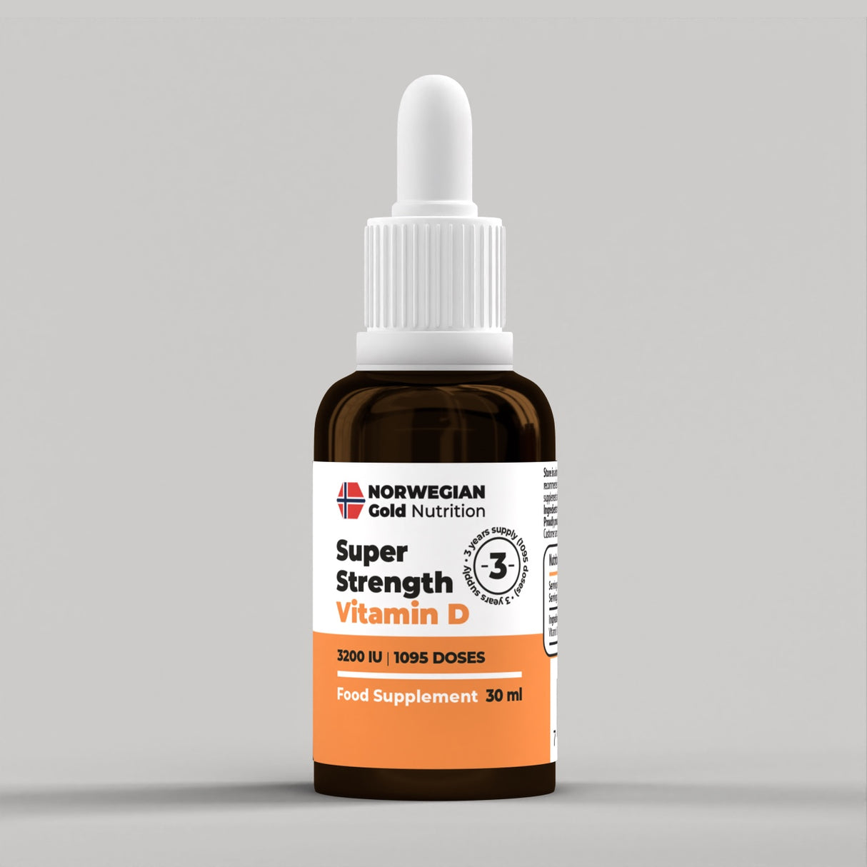 Norwegian Gold Nutrition - Super Strength Vitamin D - 1100 doser!