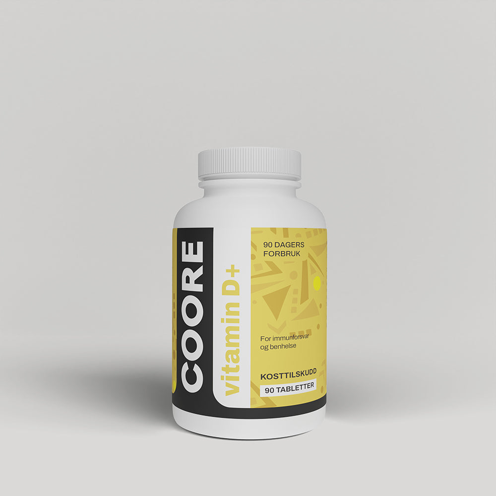 COORE Vitamin D+ (90 doser!)