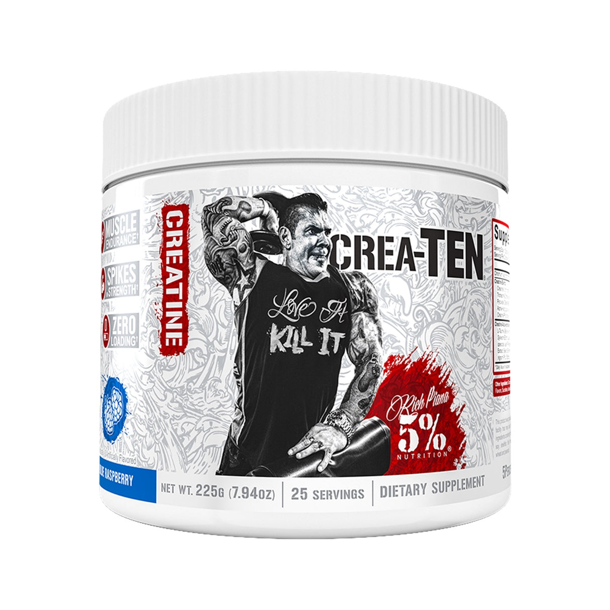 5% Nutrition Crea-TEN - 231 g - Blue Raspberry