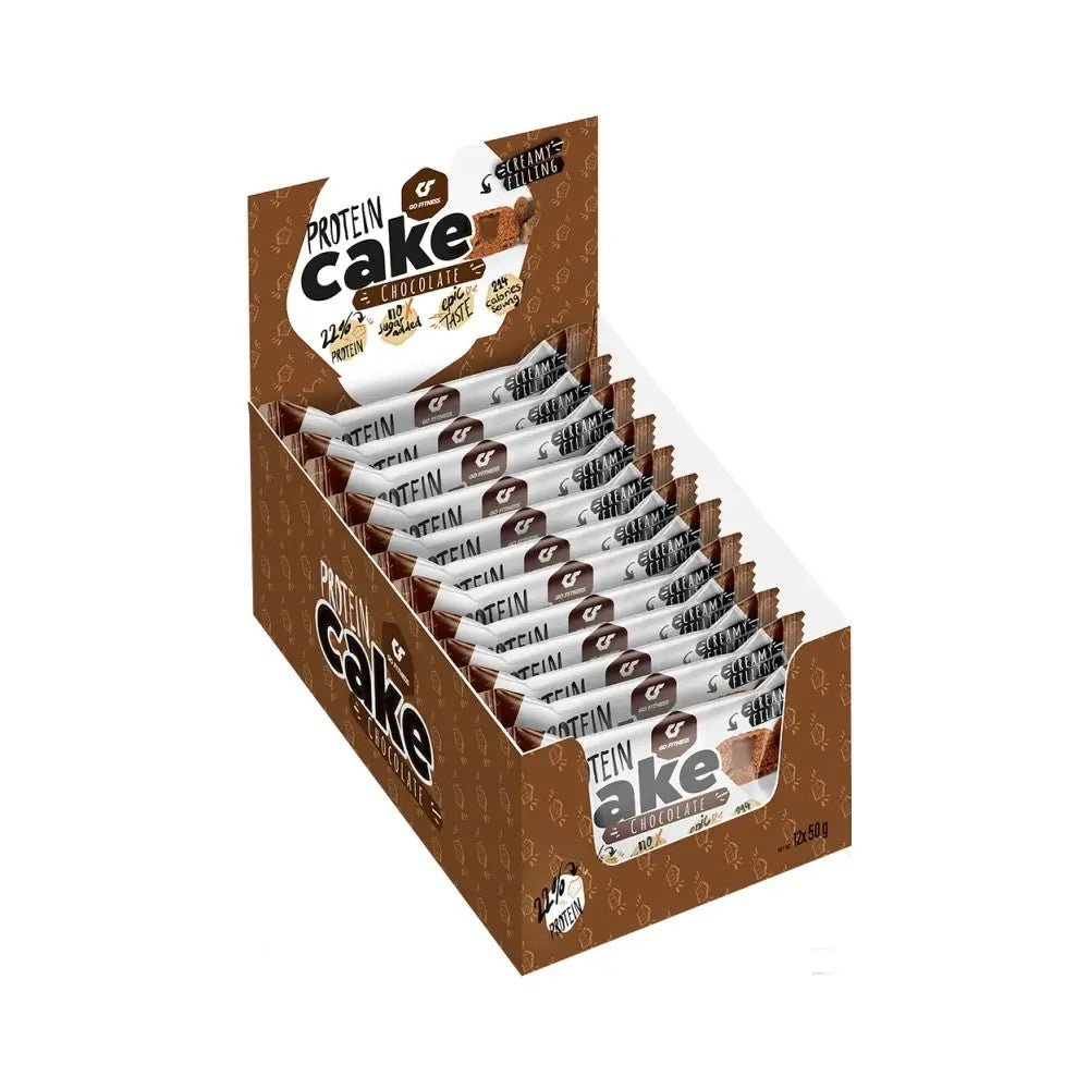Go Fitness Protein Cake (12x50g) Chocolate
