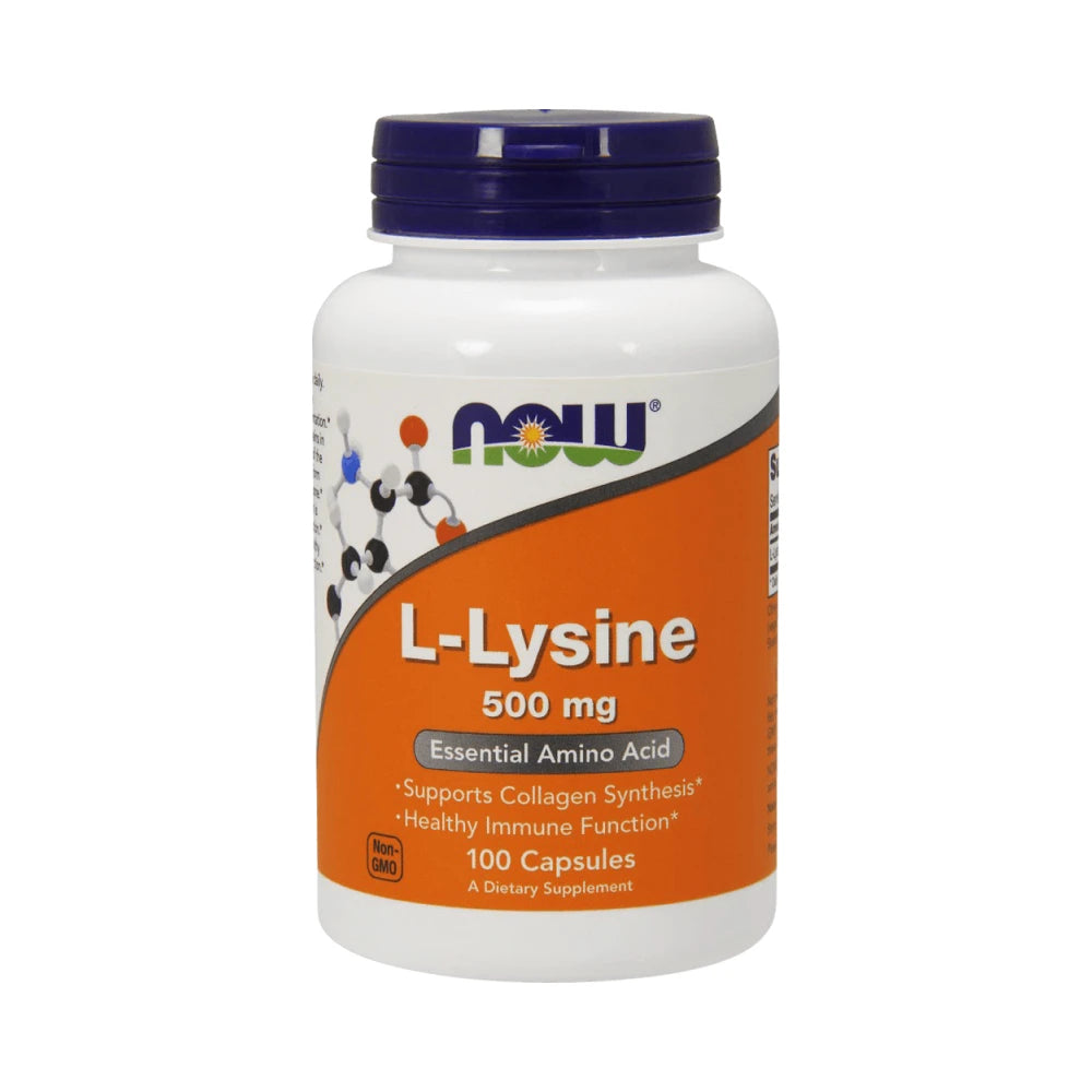 Now Foods L-Lysine 500mg (100 Vcaps)
