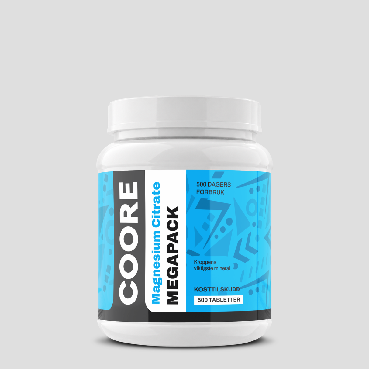 COORE Magnesium Citrate Megapack (500 doser!)