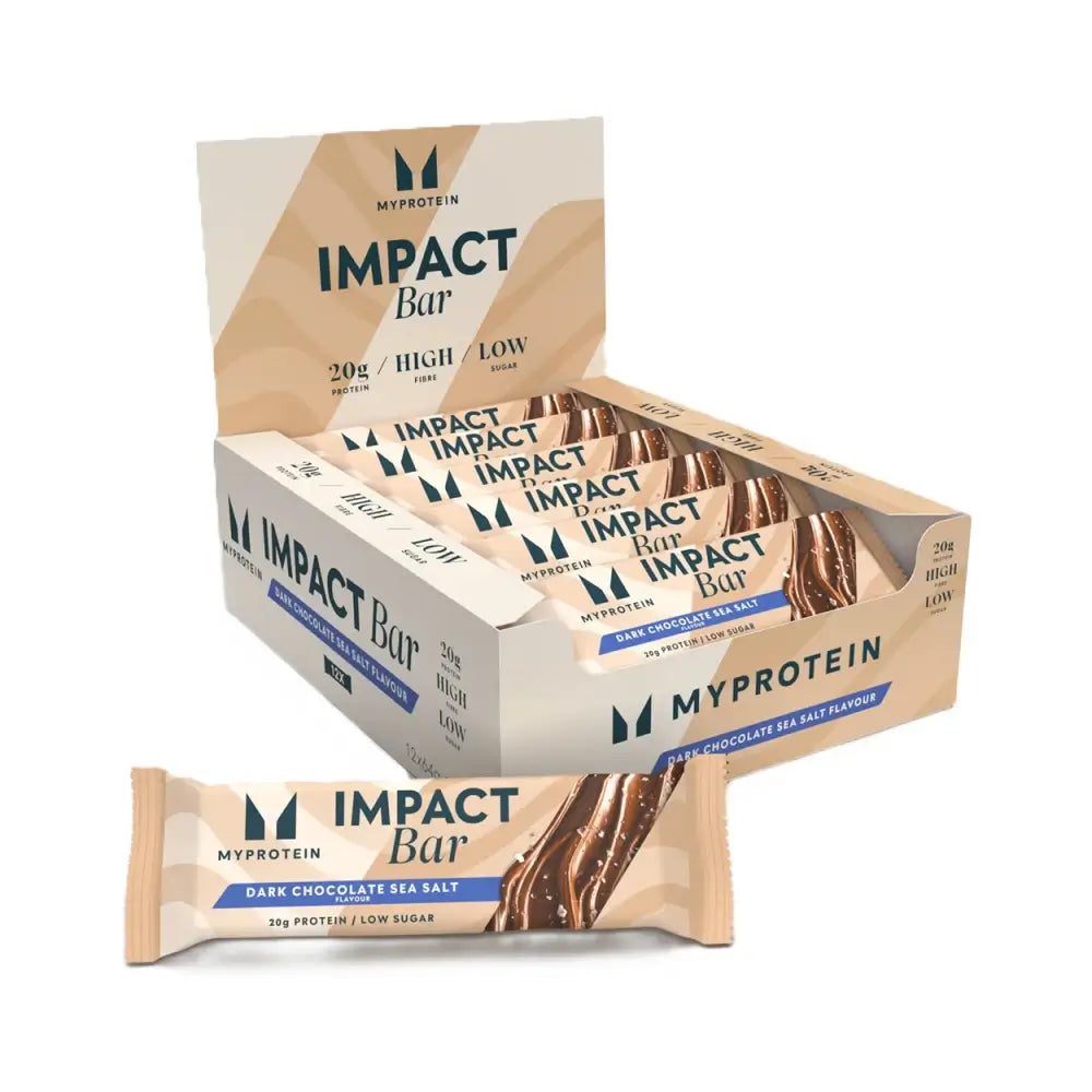 Myprotein Impact Protein Bar (12x64g) Dark Chocolate Sea Salt
