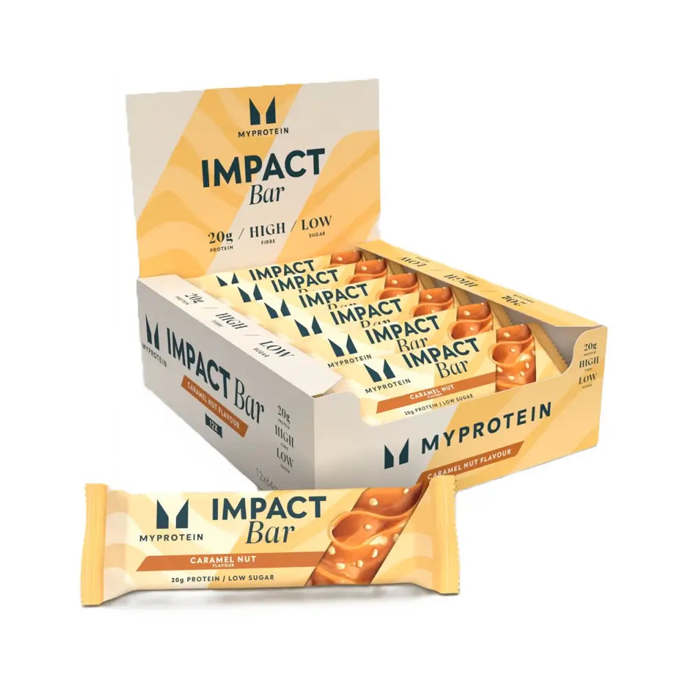 Myprotein Impact Protein Bar (12x64g) Caramel Nut