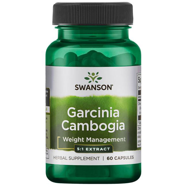 Swanson Garcinia Cambogia 5:1 Extract 80 mg 60 Caps