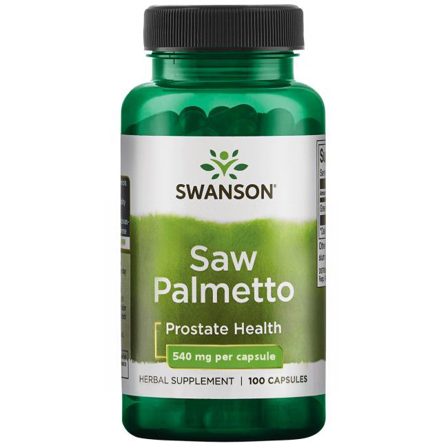 Swanson Full Spectrum Saw Palmetto 540 mg 100 Vegan Caps