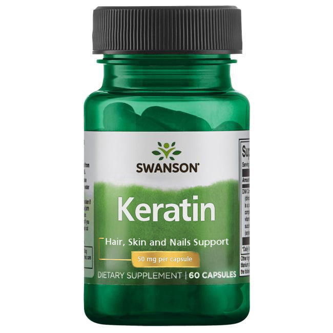Swanson Keratin 50 mg 60 Caps