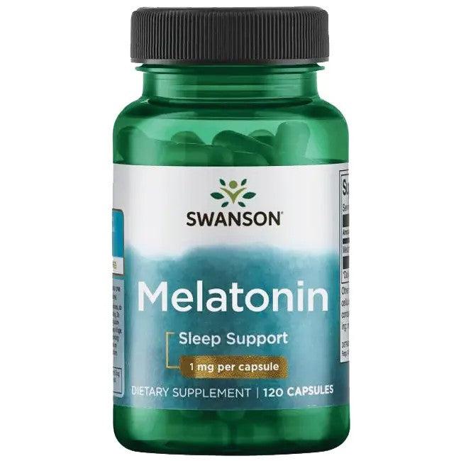 Swanson Low Dose Melatonin - 1 mg 120 Vegan Caps