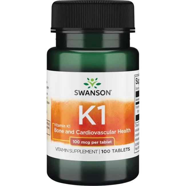 Swanson Vitamin K1 100 mcg 100 Tabs
