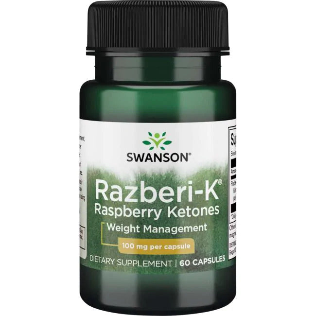 Swanson Razberi-K Raspberry Ketones 100 mg 60 Caps