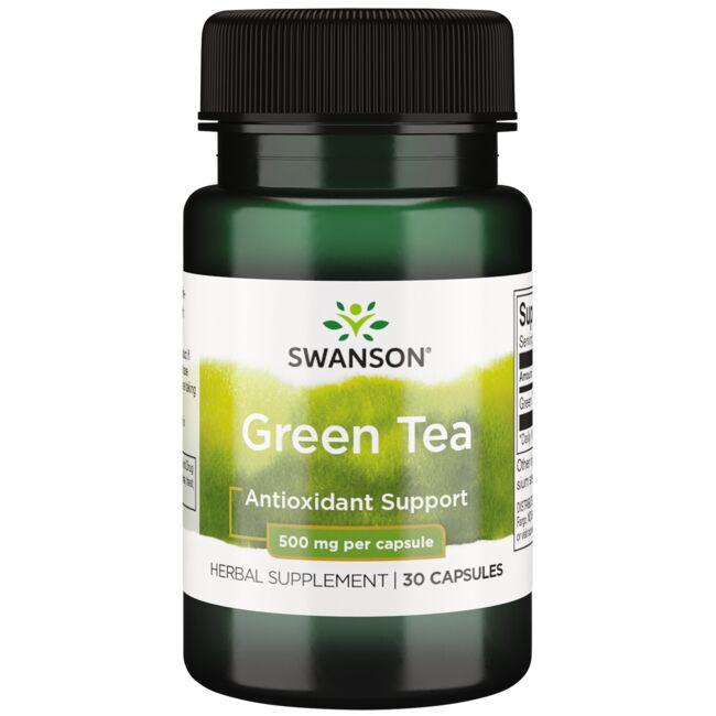 Swanson Green Tea 500 mg 30 Caps
