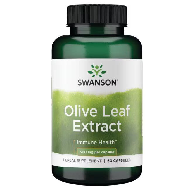 Swanson Olive Leaf Extract 500 mg 60 Caps