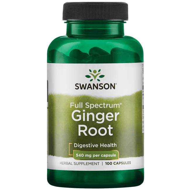 Swanson Full Spectrum Ginger Root 540 mg 100 Caps