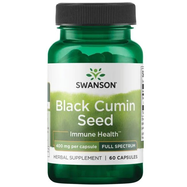 Swanson Black Cumin Seed - Full Spectrum 400 mg 60 Caps