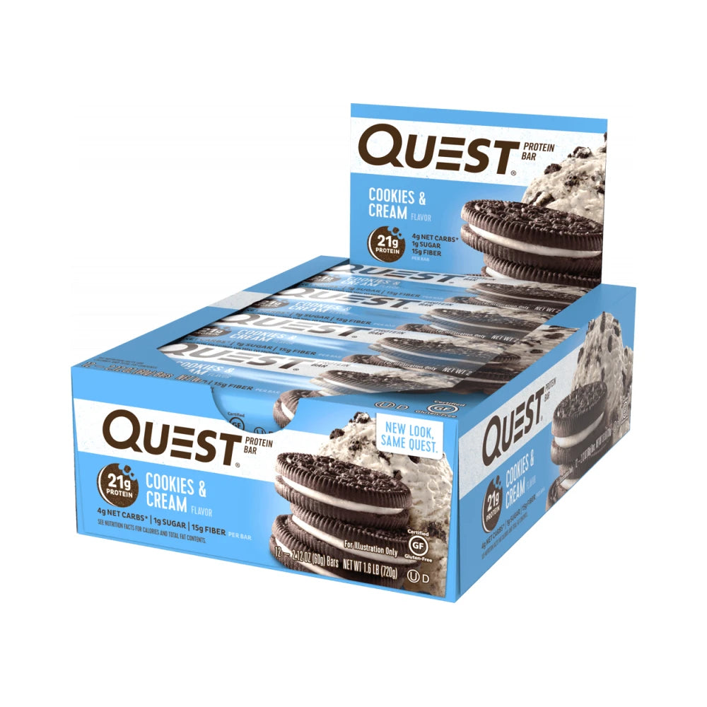 Quest Nutrition Quest Bars (12x60g) Cookies & Cream