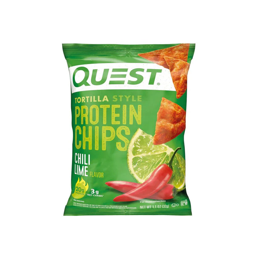 Quest Nutrition Protein Tortilla Chips 32g Chili Lime