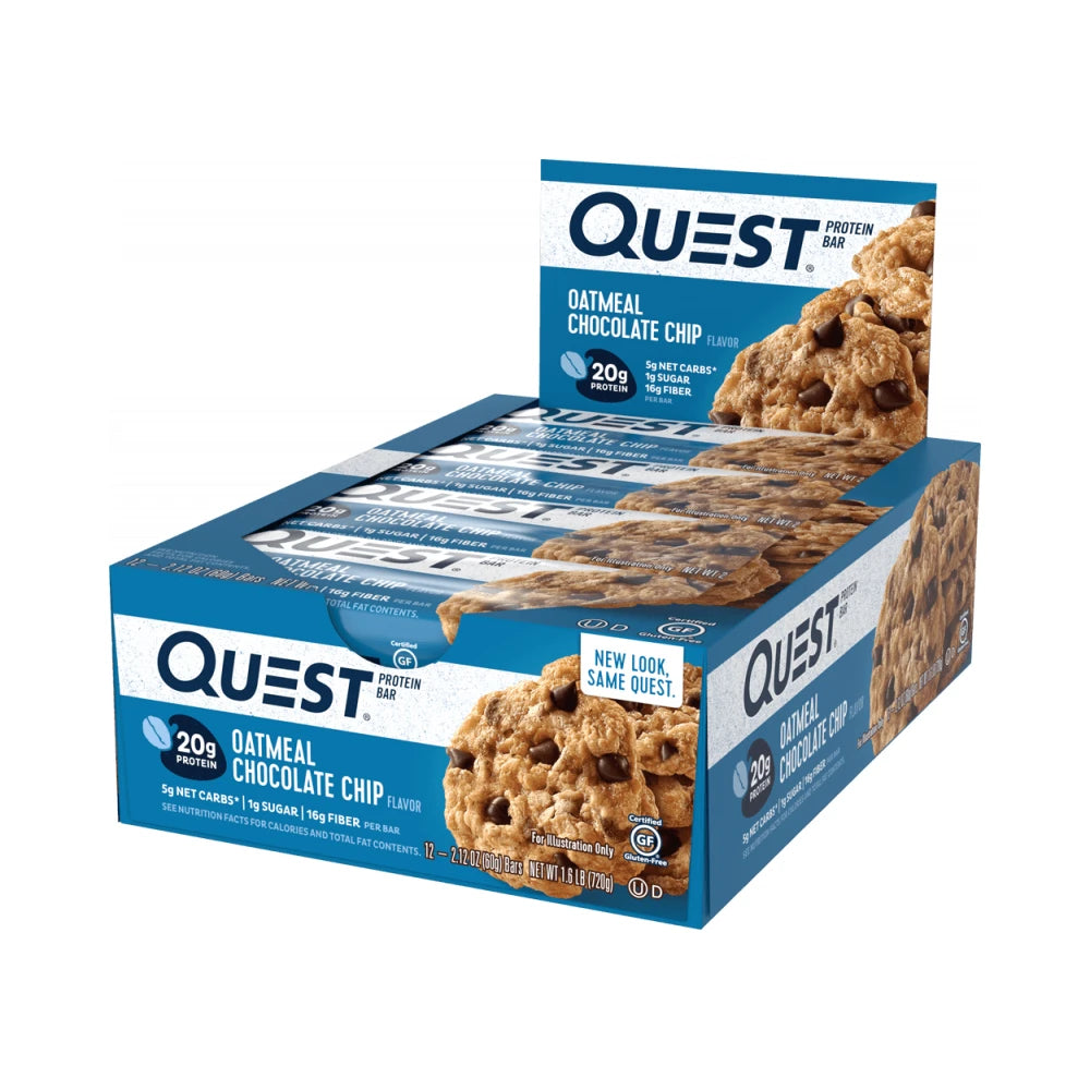 Quest Nutrition Quest Bars Oatmeal Chocolate Chip (12x60g)