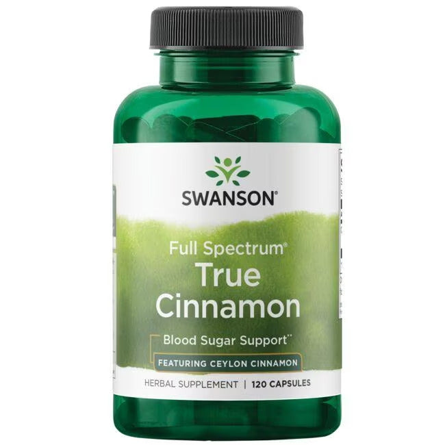 Swanson True Cinnamon - Full Spectrum 120x300mg