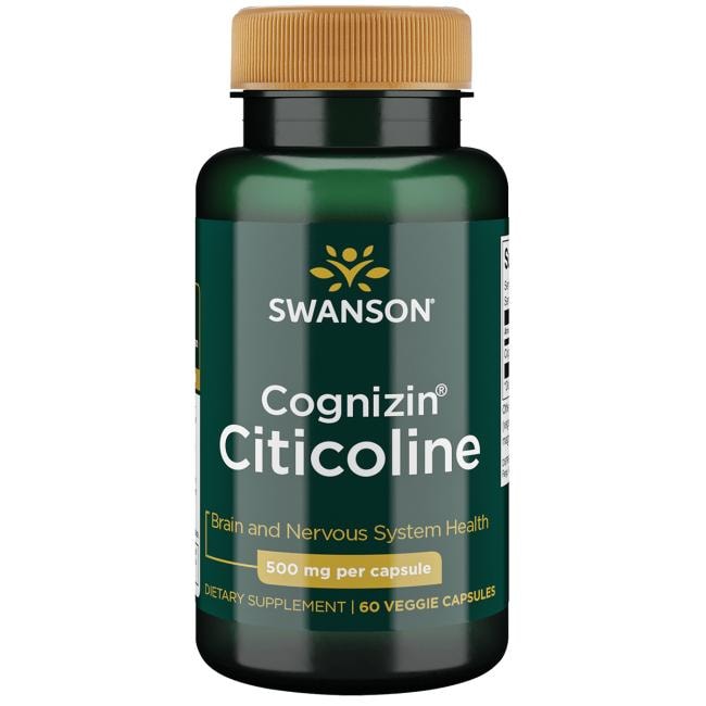 Swanson Cognizin Citicoline 500 mg 60 vcaps