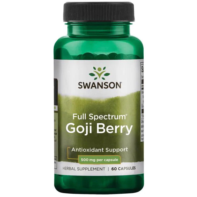 Swanson Goji Berry (Wolfberry) 500 mg 60 caps