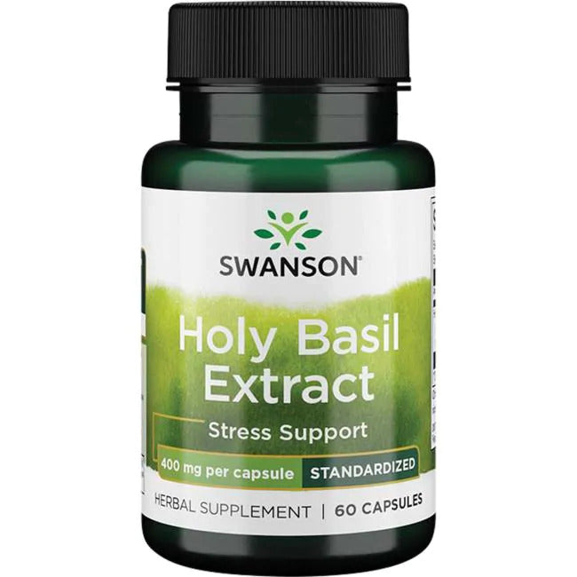 Swanson Holy Basil Extract (Tulsi) 60x400mg