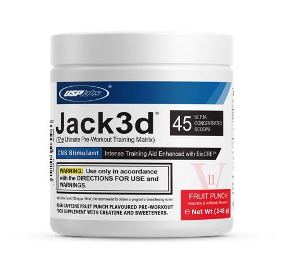 USP Labs Jack3d Advanced Pre-Workout - Raspberry Lemonade