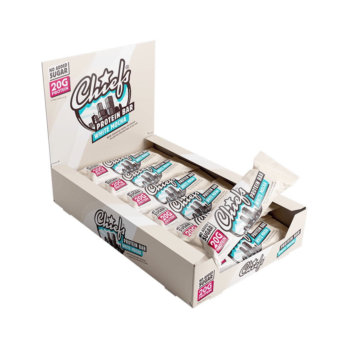 Kaimun Protein Bars - 12 x 55 g - White Mocha