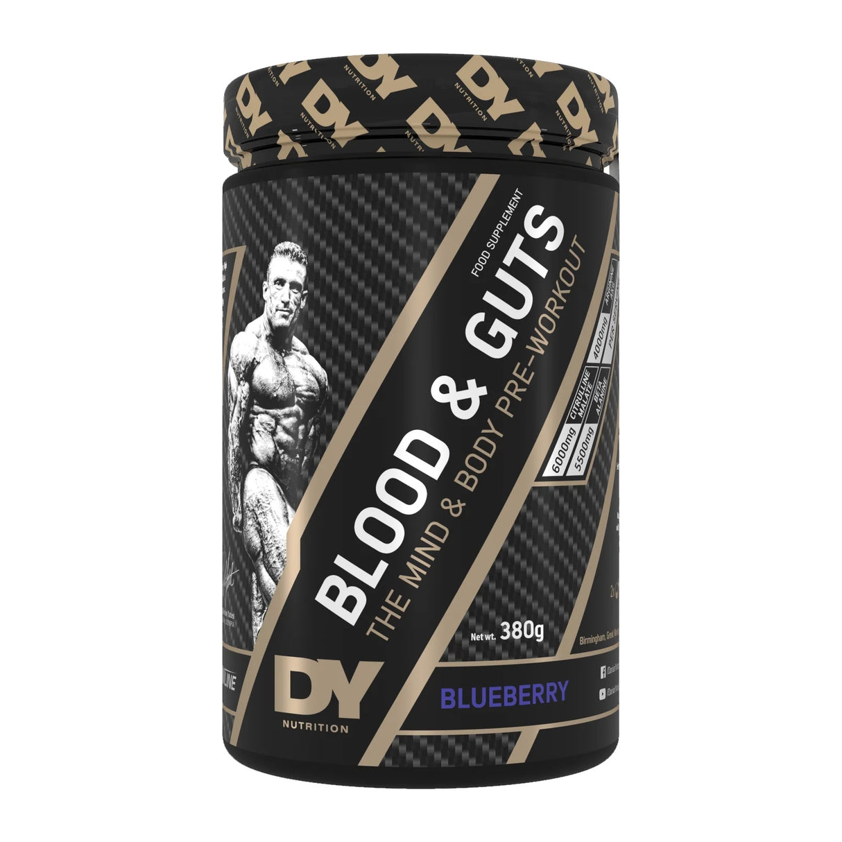 Dorian Yates Nutrition Blood & Guts - 380 g - Blueberry