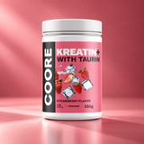 COORE Creatine + Taurine 550g - Sick Strawberry