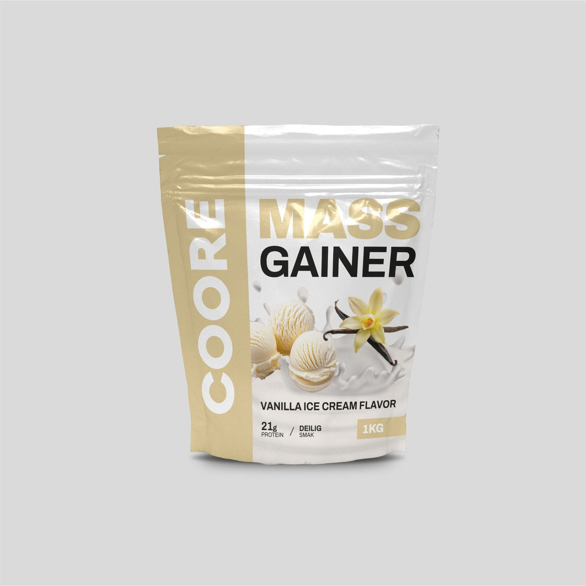 COORE SIZE+ Mass Builder 1kg - Vanilla Ice Cream