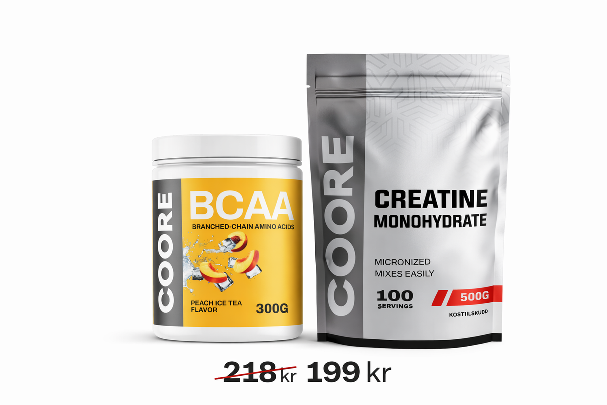 Kosttilskuddspakke: BCAA + Kreatin