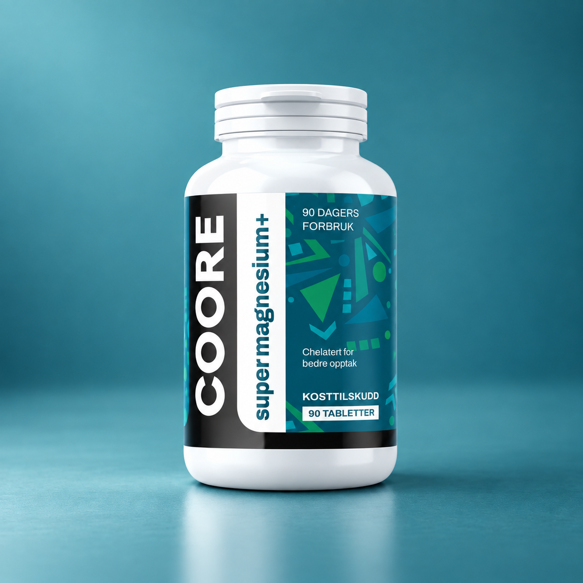 COORE Magnesium Biglycinate+ (90 doser!)