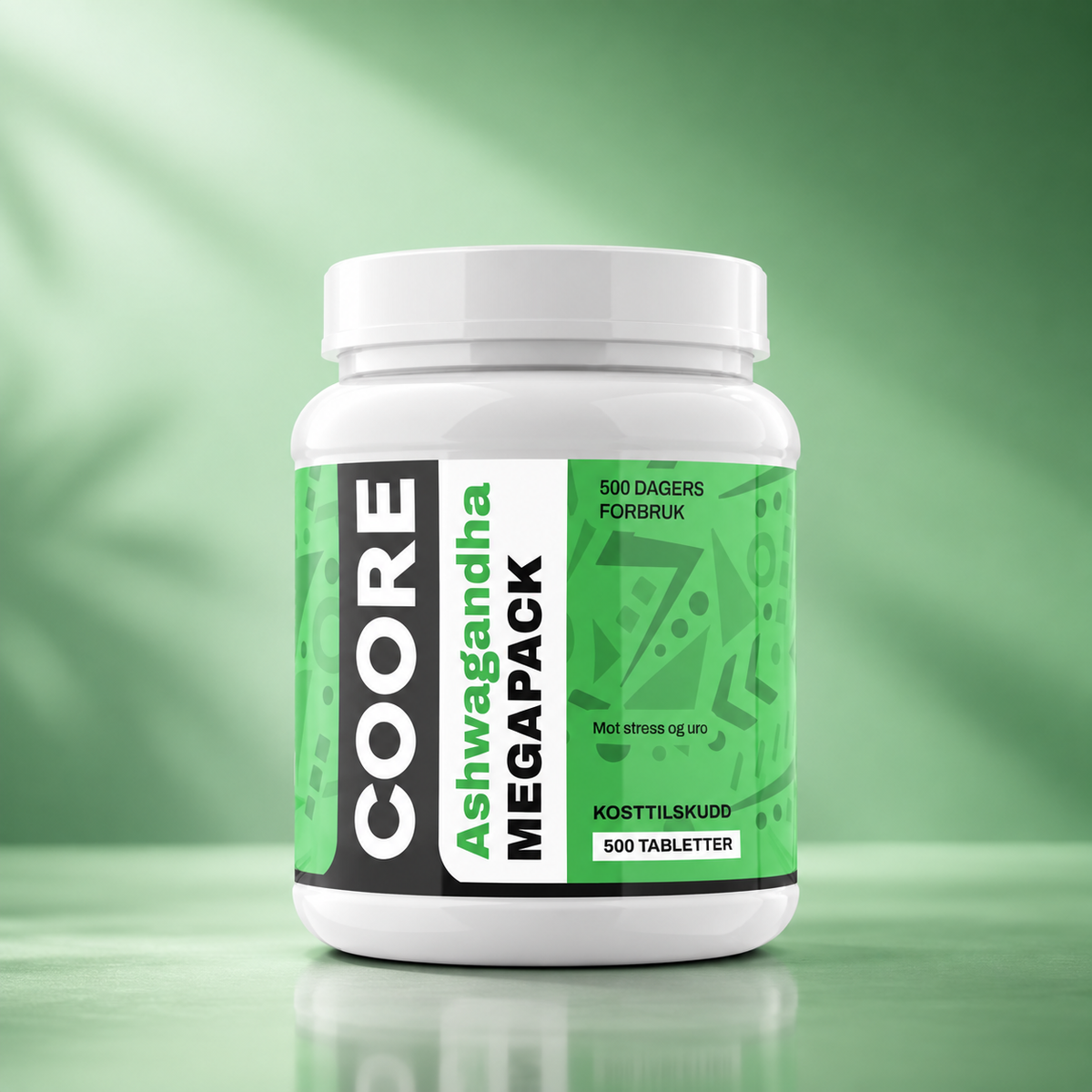 COORE Ashwagandha+ MEGAPACK (500 doser!)