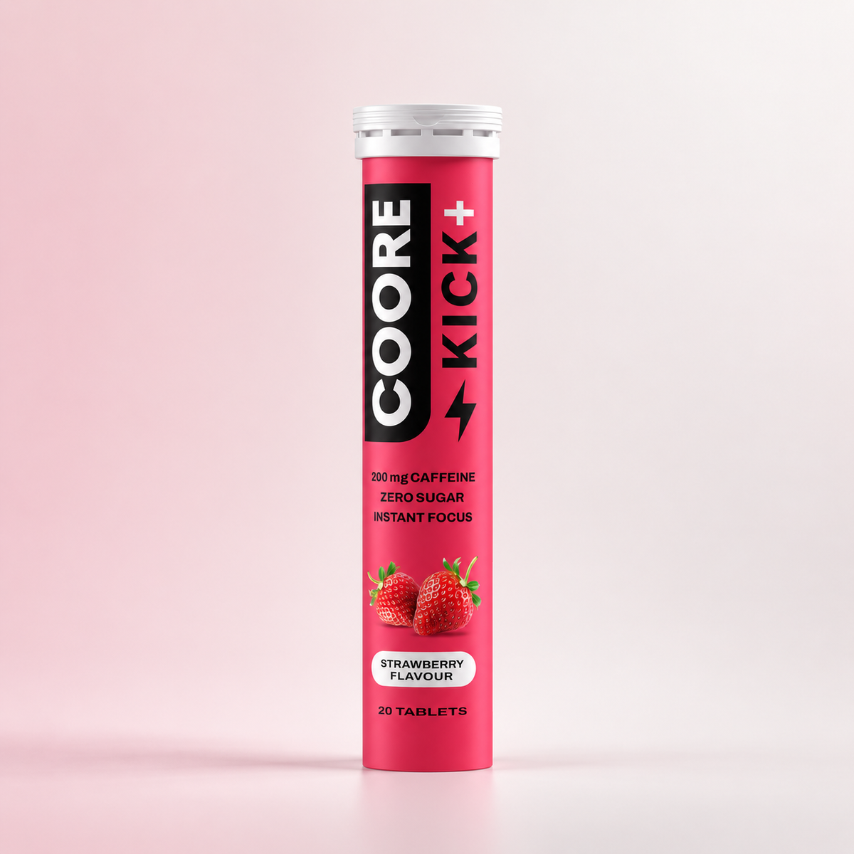COORE KICK - 20 brusetabletter (200mg koffein!)