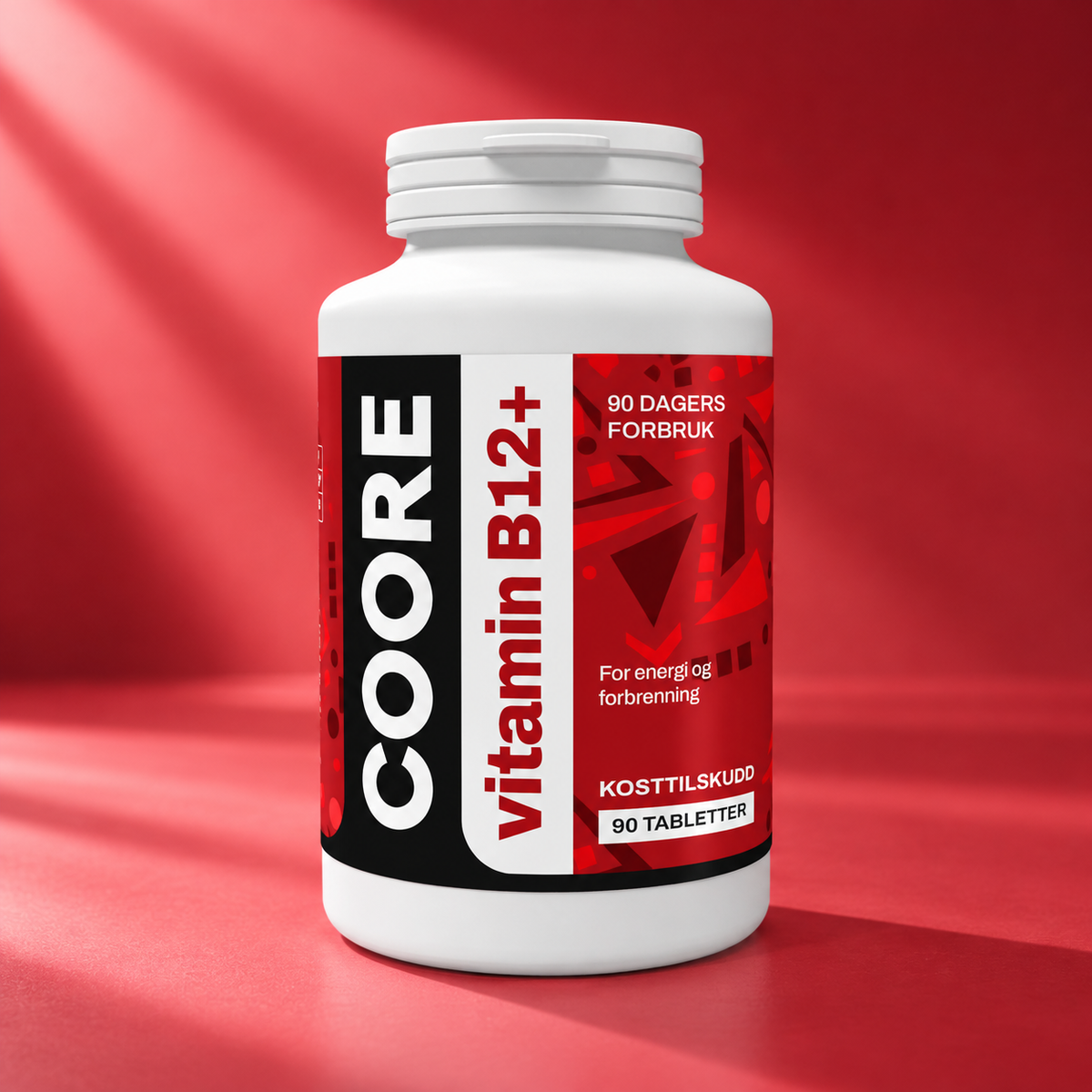COORE Vitamin B12+ (90 doser!)
