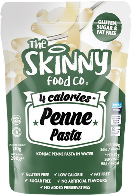 The Skinny Food Co Penne Pasta 210 g – konjacpasta med 4 kalorier per porsjon