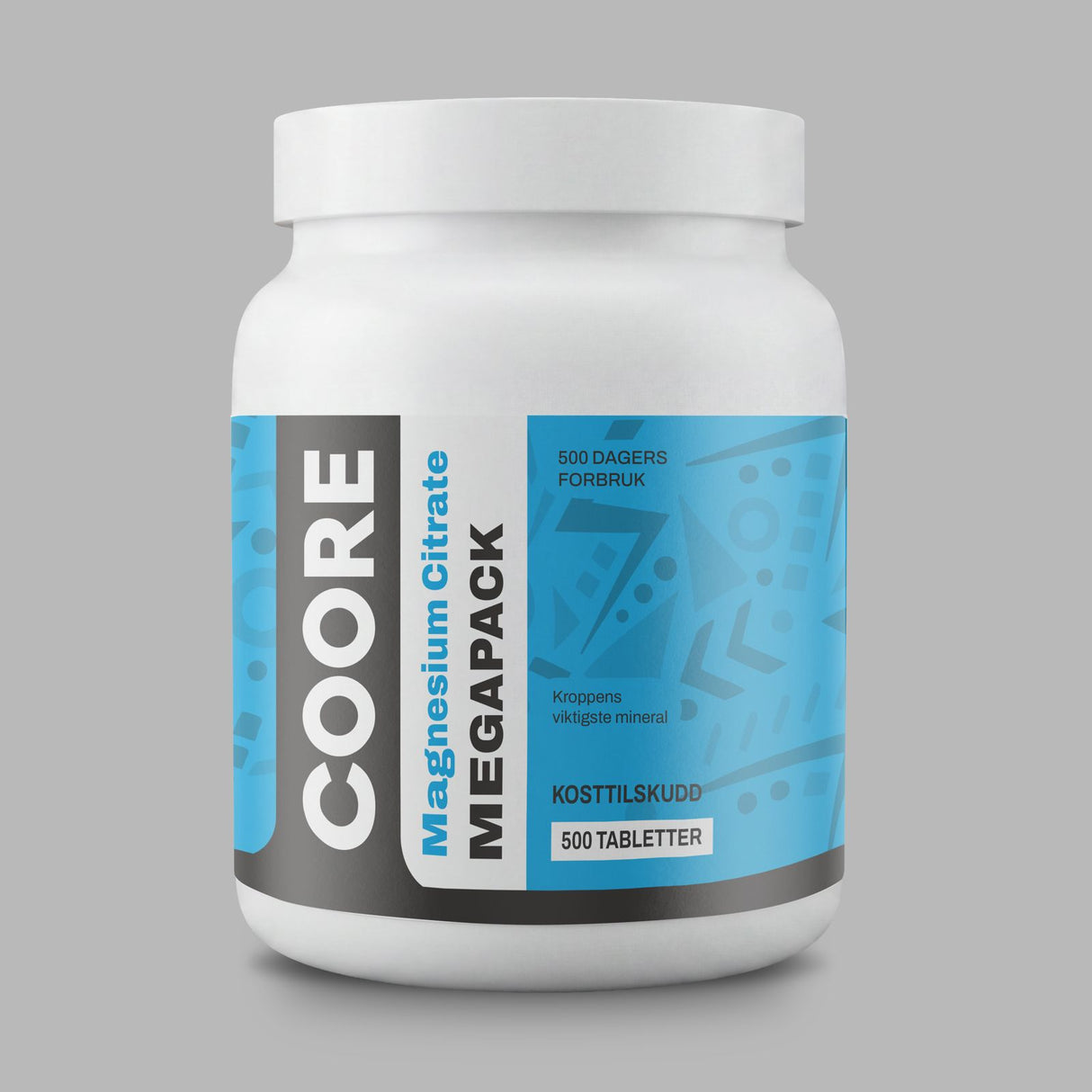COORE Magnesium Citrate Megapack (500 doser!)