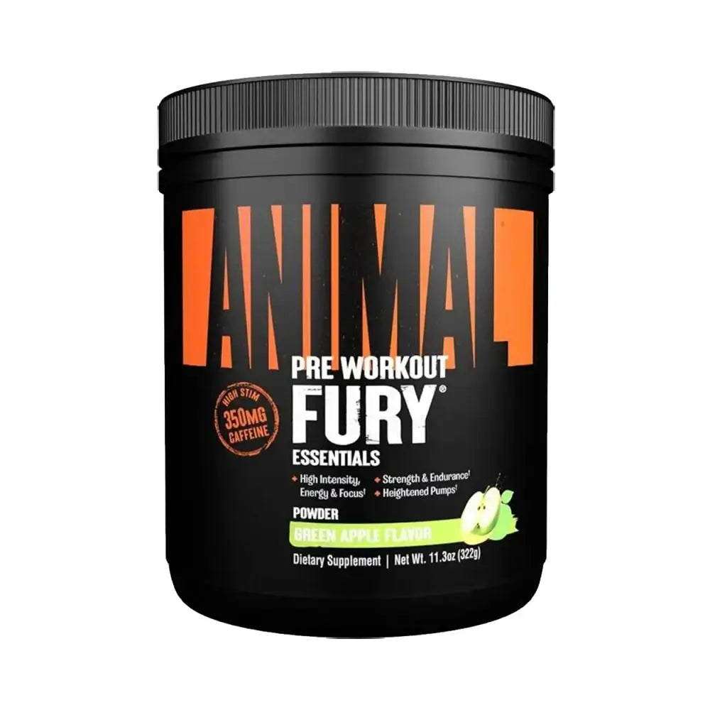 Universal Nutrition Animal Fury (20 serv) Green Apple