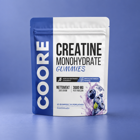 COORE Creatine Monohydrate Gummies Blueberry Flavor 300 g