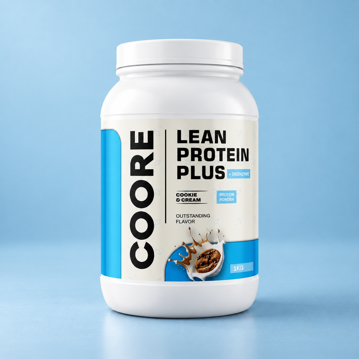 COORE Lean Protein Plus Cookie & Cream 1 kg