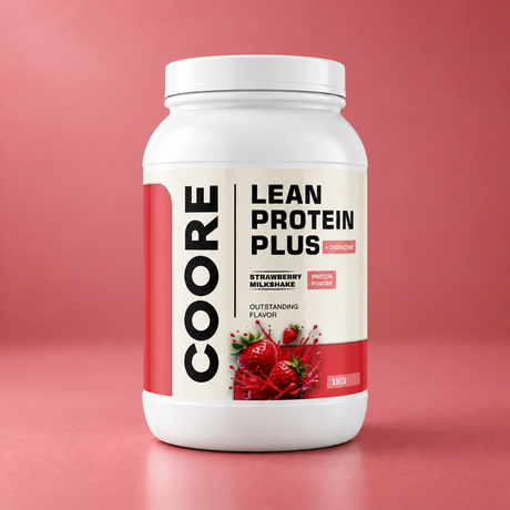COORE Lean Protein Plus Strawberry Milkshake 1 kg