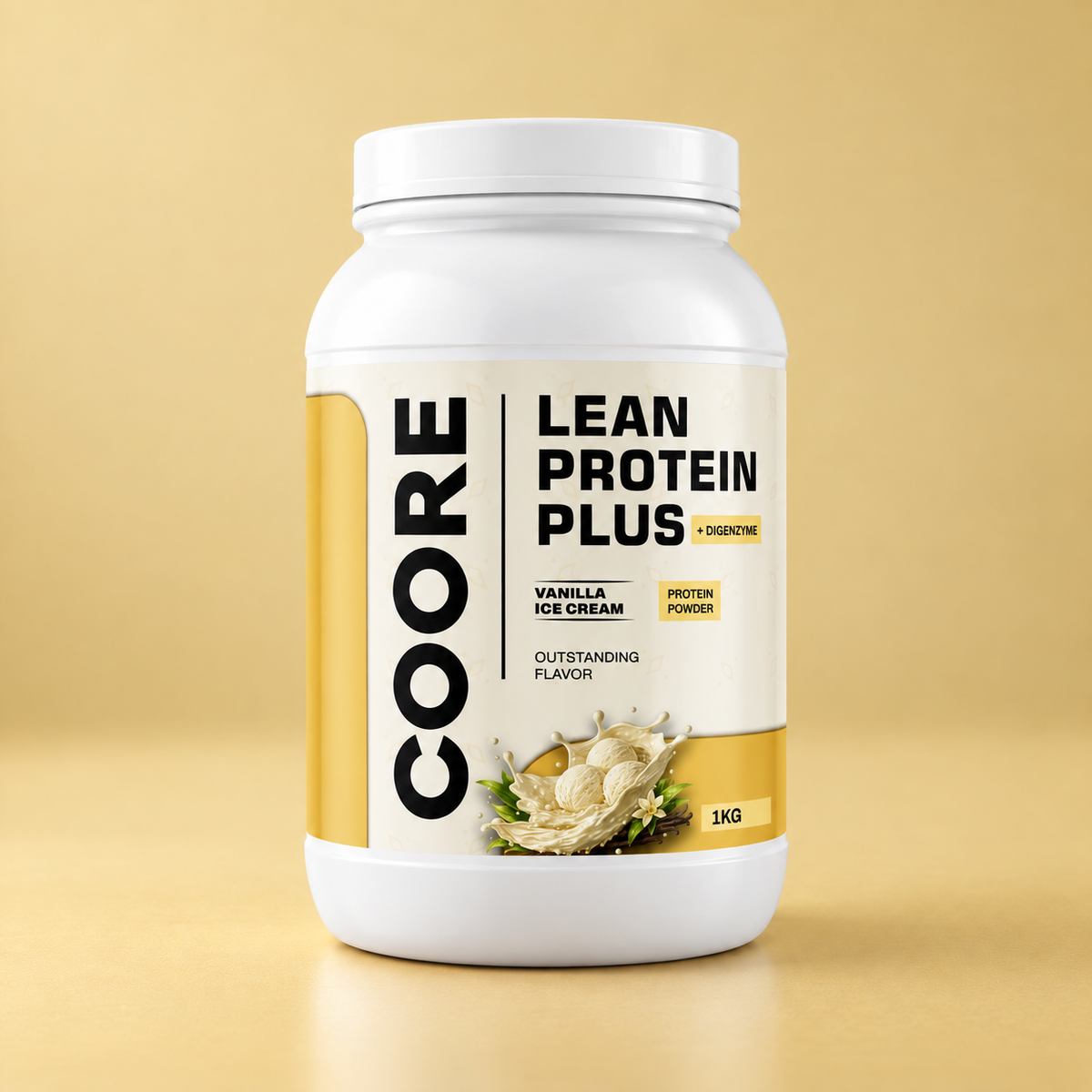 COORE Lean Protein Plus Vanilla Ice Cream 1 kg