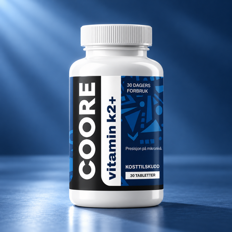 COORE Vitamin K2 (MK7) 100mcg 30 doser
