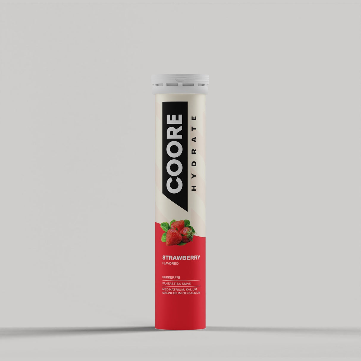 COORE Hydrate Electrolytes Strawberry - 20 Brusetabletter